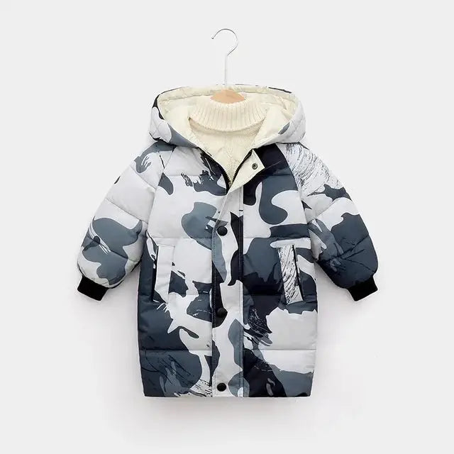 Camo fashion coat kids