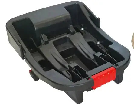 a car seat base with two groves in it