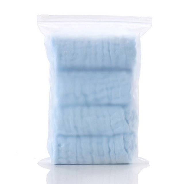 a bag of blue wax on a white background