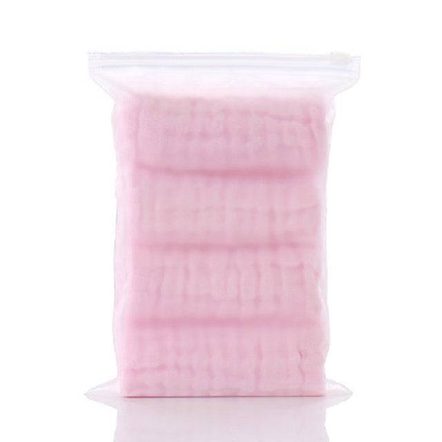 a bag of pink wax on a white background