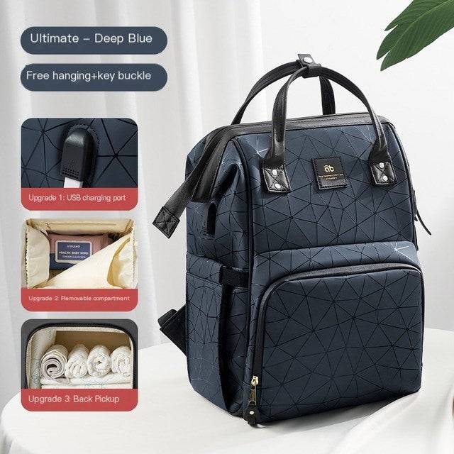 Multi Functional Mummy Bag With USB For Mums On The Move BabyAbout