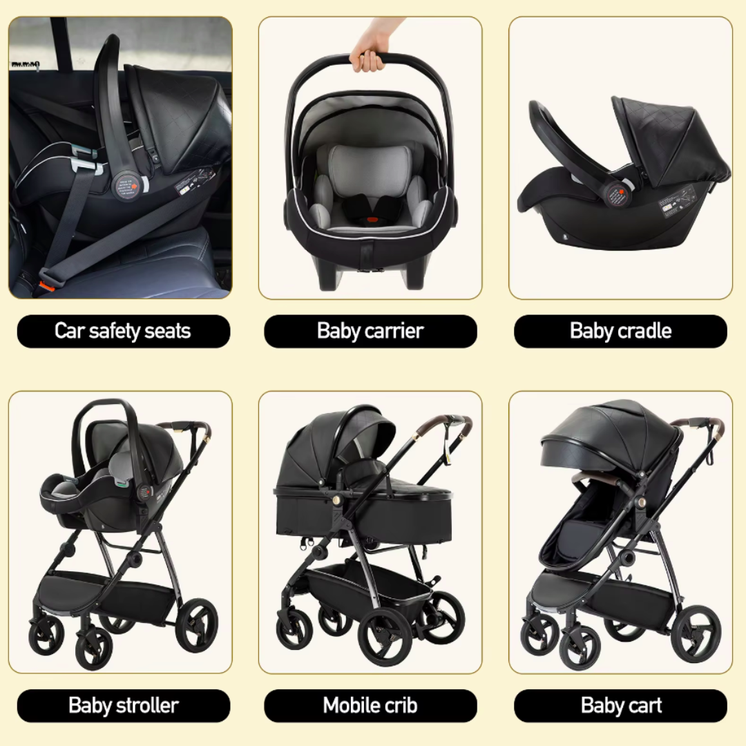 Leather 3 in 1 Travel System