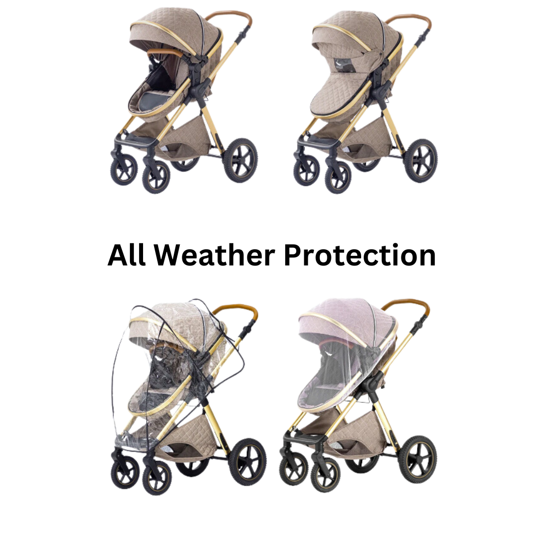 Luxurious 3 In 1 Pushchair Upgrade and Baby Monitor Bundle