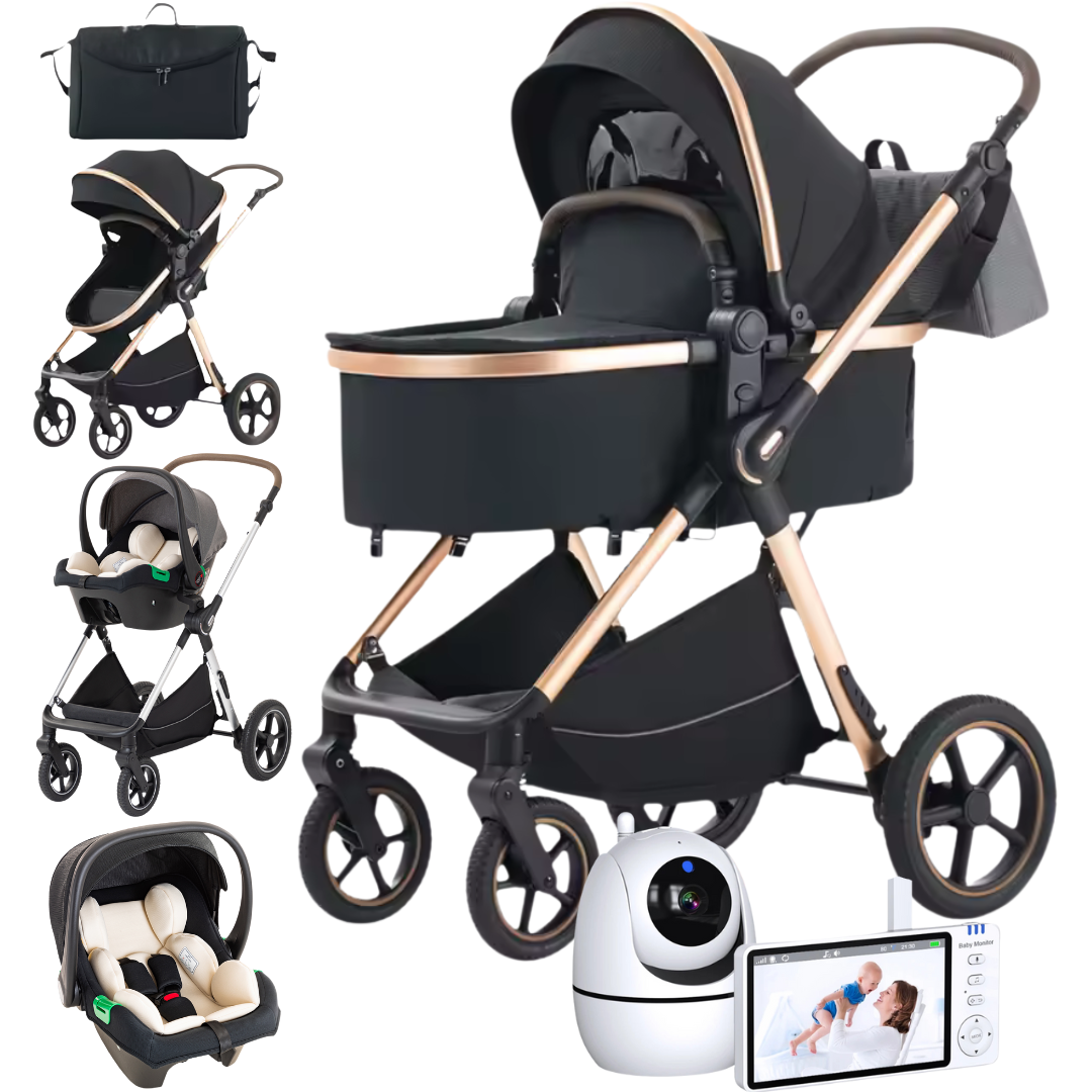 Luxury Pushchair Set and HD Wireless Baby Monitor System