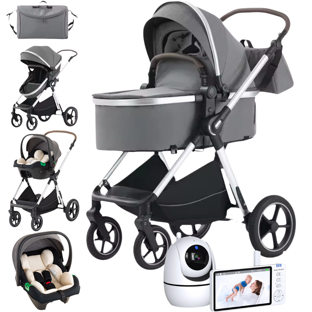 Luxury Pushchair Set and HD Wireless Baby Monitor System