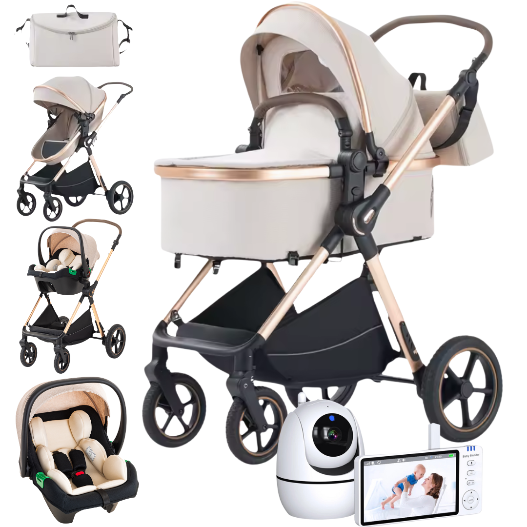 Luxury Pushchair Set and HD Wireless Baby Monitor System