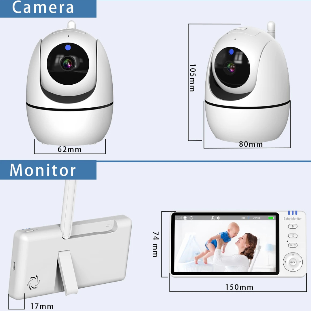 Luxury Travel System and Free HD Baby Monitor Safe Start Bundle