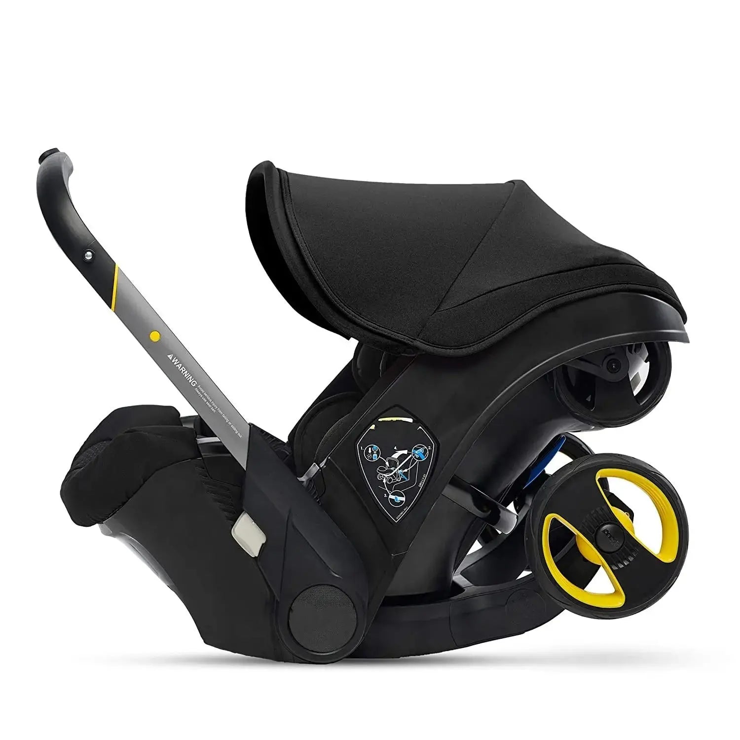 Car seat verarbeitete buggy