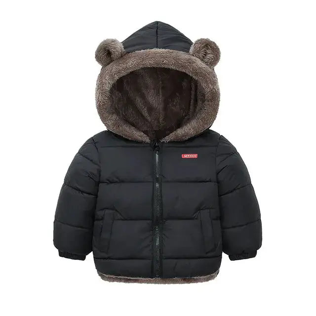 a black jacket with a hood and ears