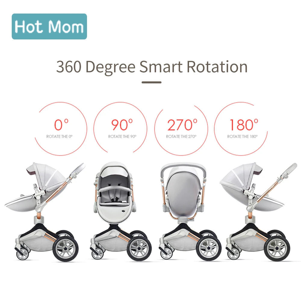 360° Rotating Hot Mom Pushchair