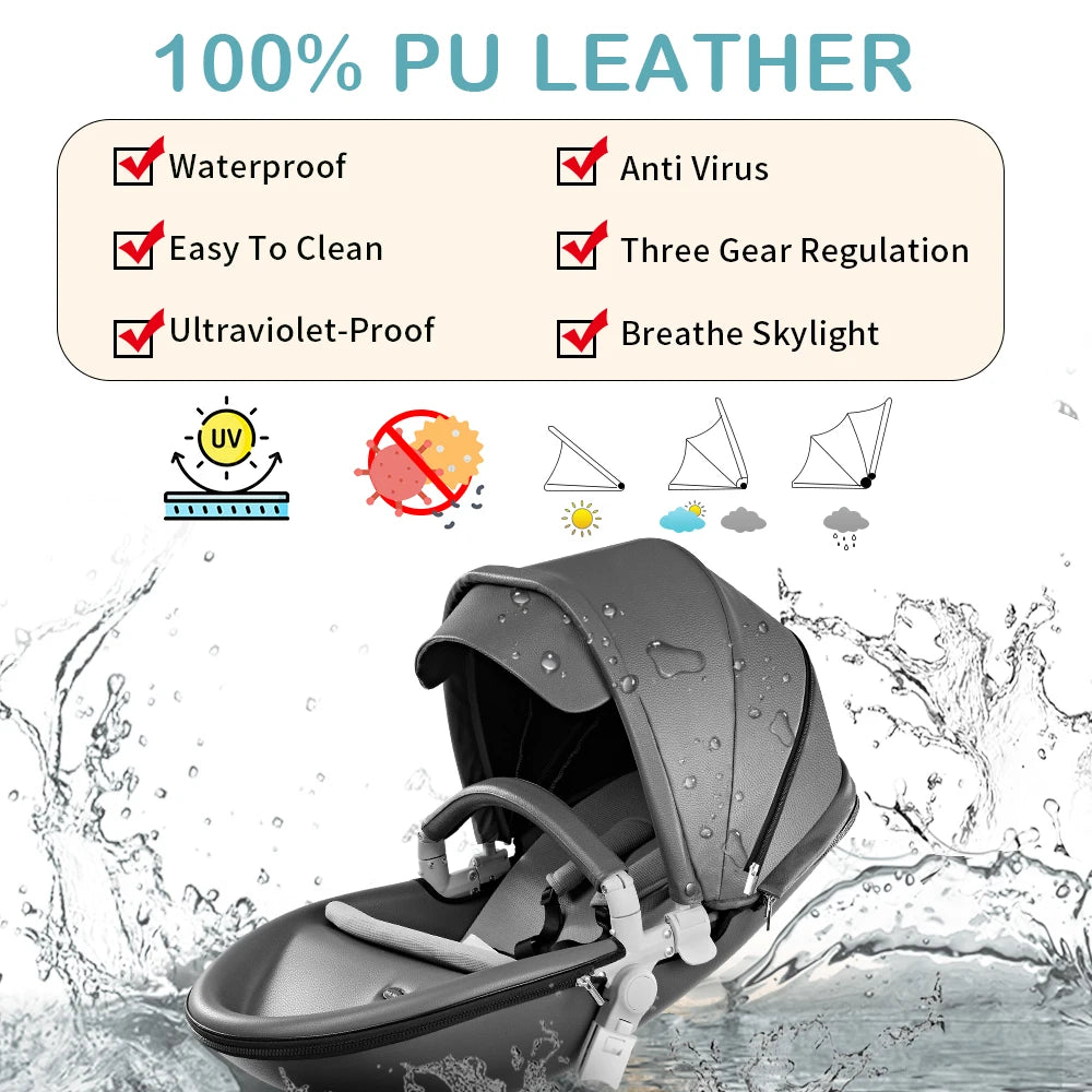 360° Rotating Hot Mom Pushchair