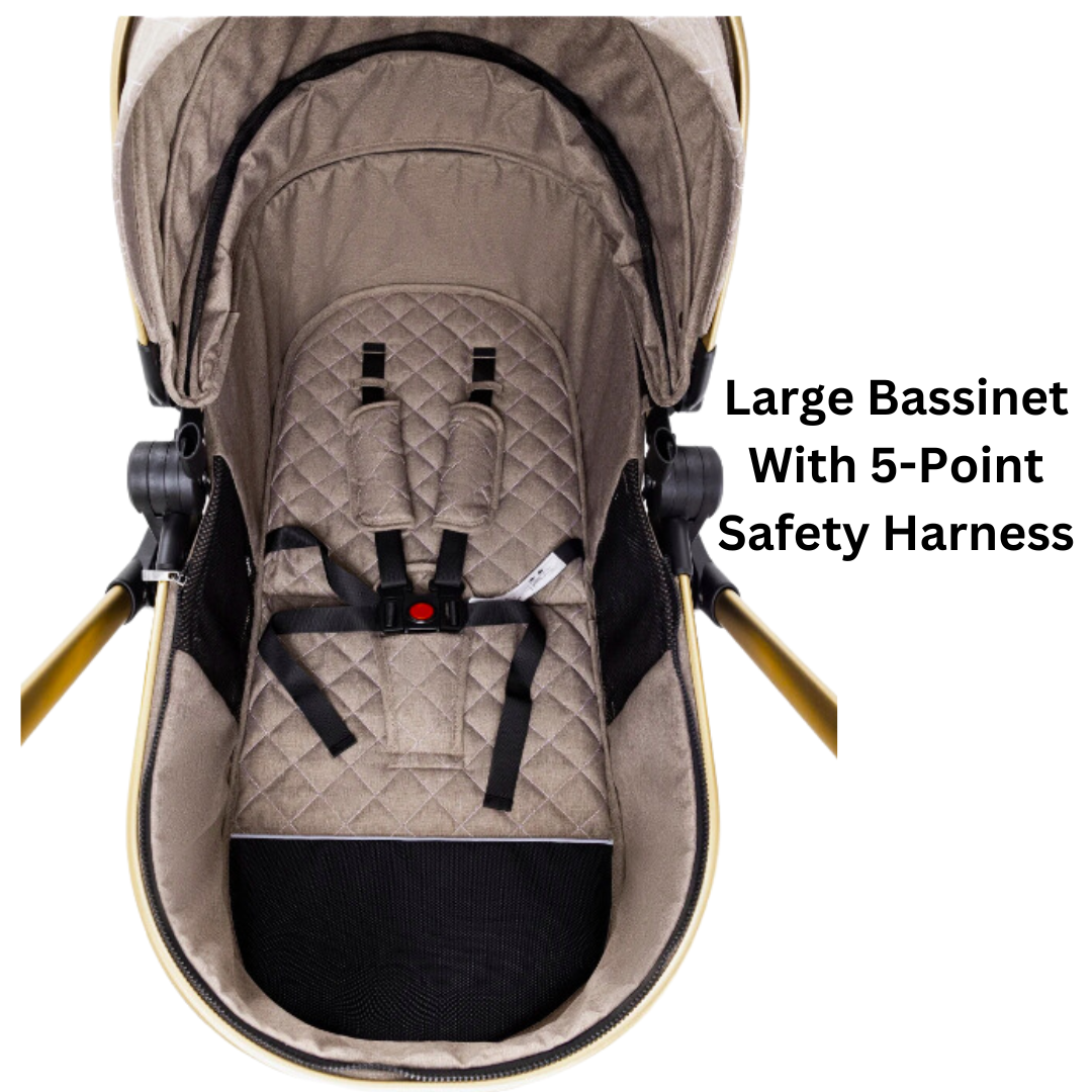 Baby stroller 3 in 1 with car safety seat bassinet online