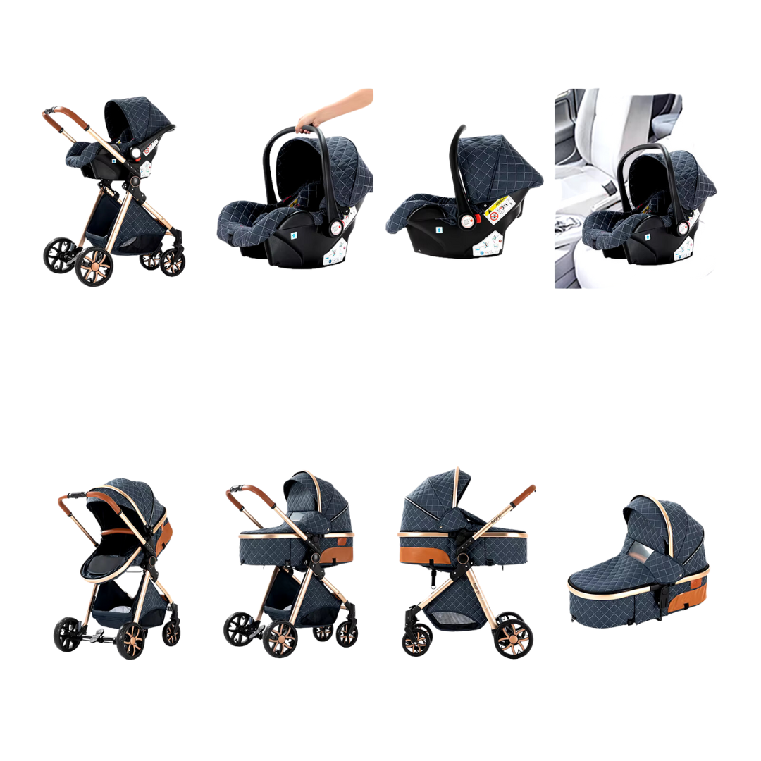 Luxury 3 In 1 Pushchair Bundle