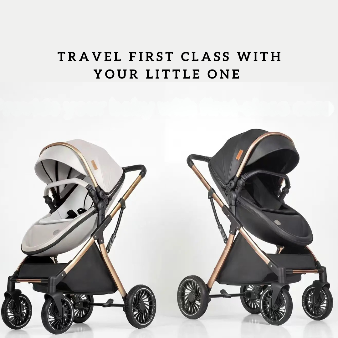 Luxury Egg Shape 3-in-1 Travel System + Free Smart Baby Monitor