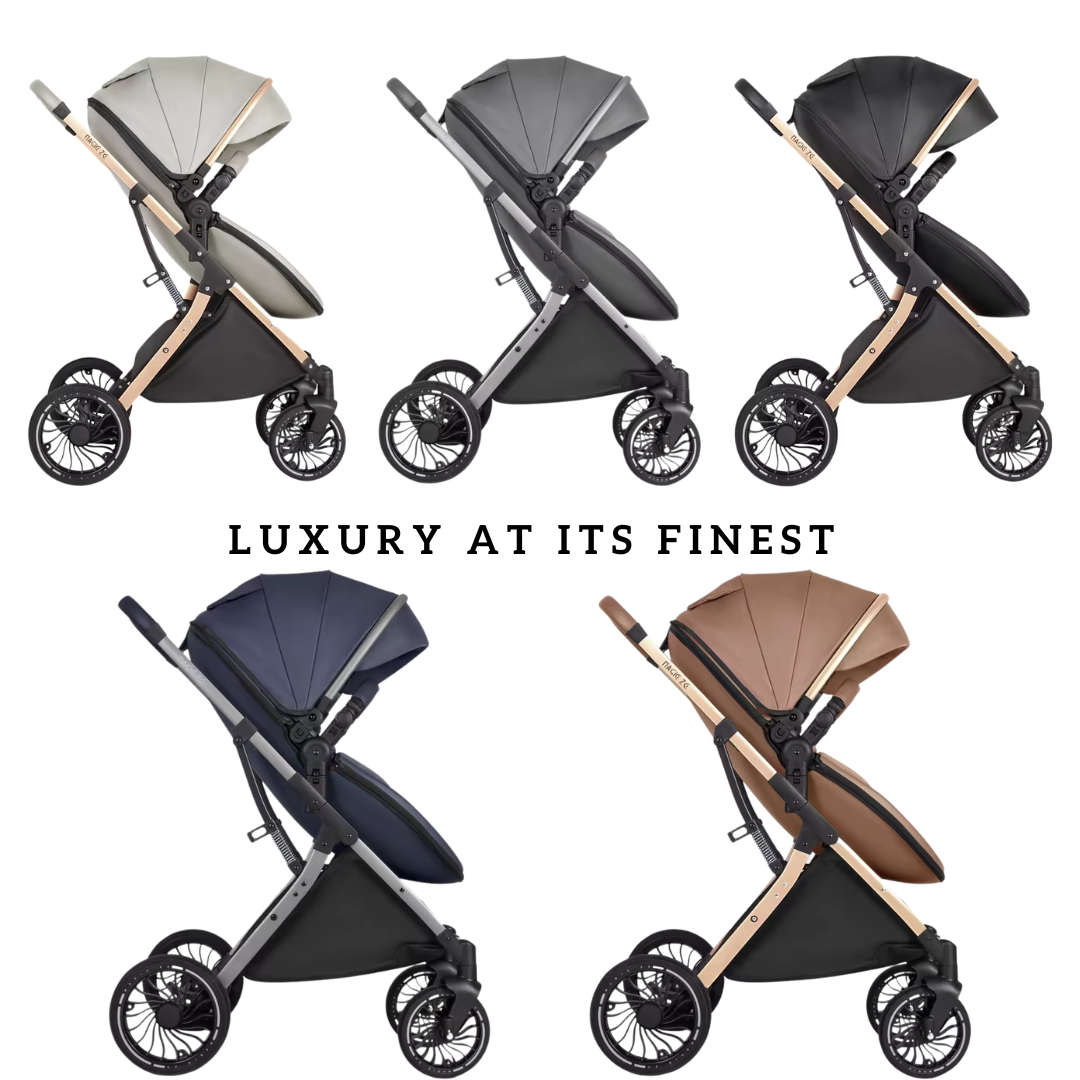 Luxury Egg Shape 3-in-1 Travel System + Free Smart Baby Monitor