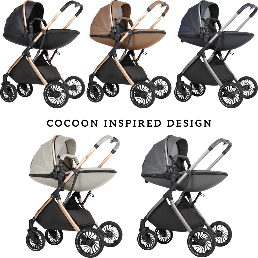 Luxury Egg Shape 3-in-1 Travel System + Free Smart Baby Monitor