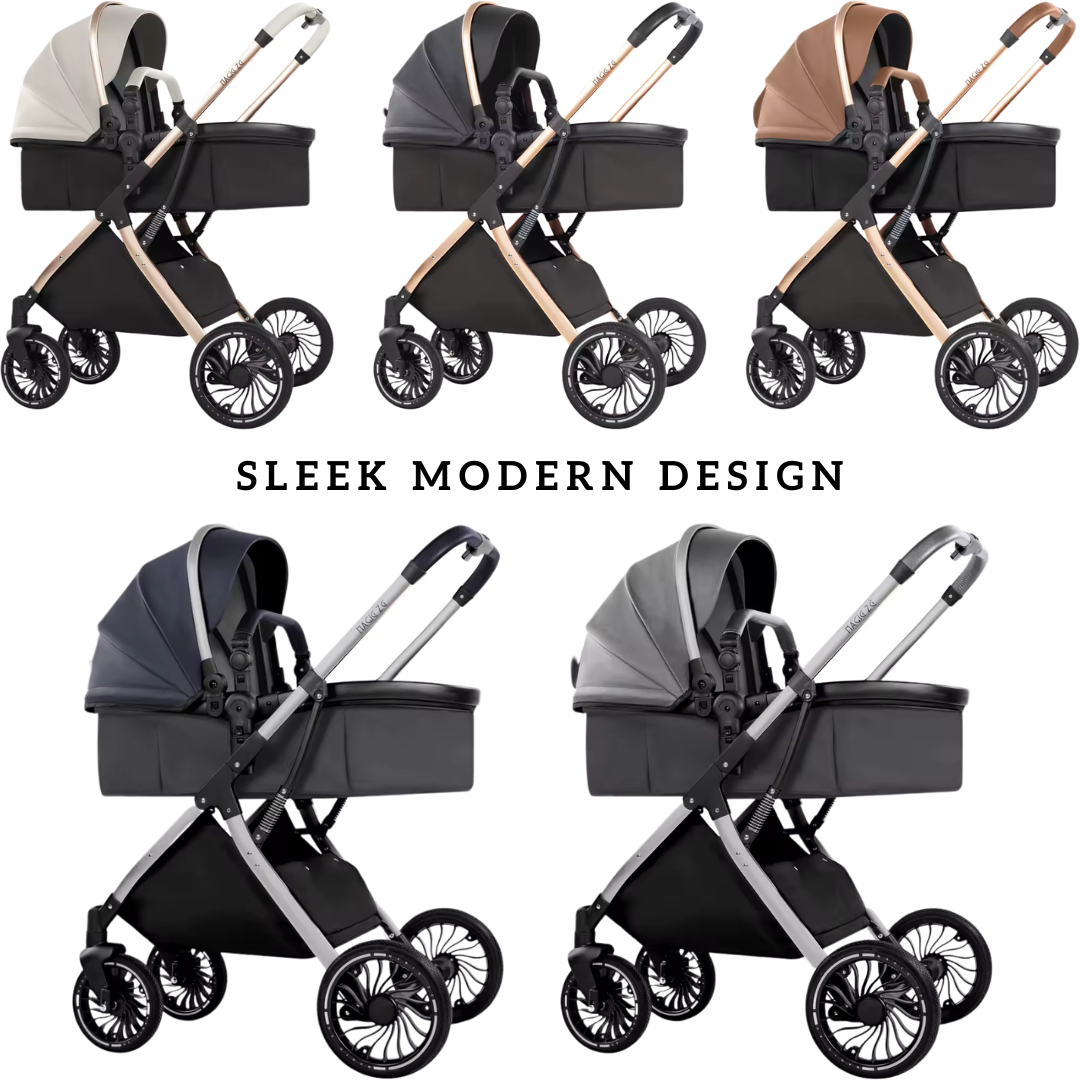 Luxury Egg Shape 3-in-1 Travel System + Free Smart Baby Monitor