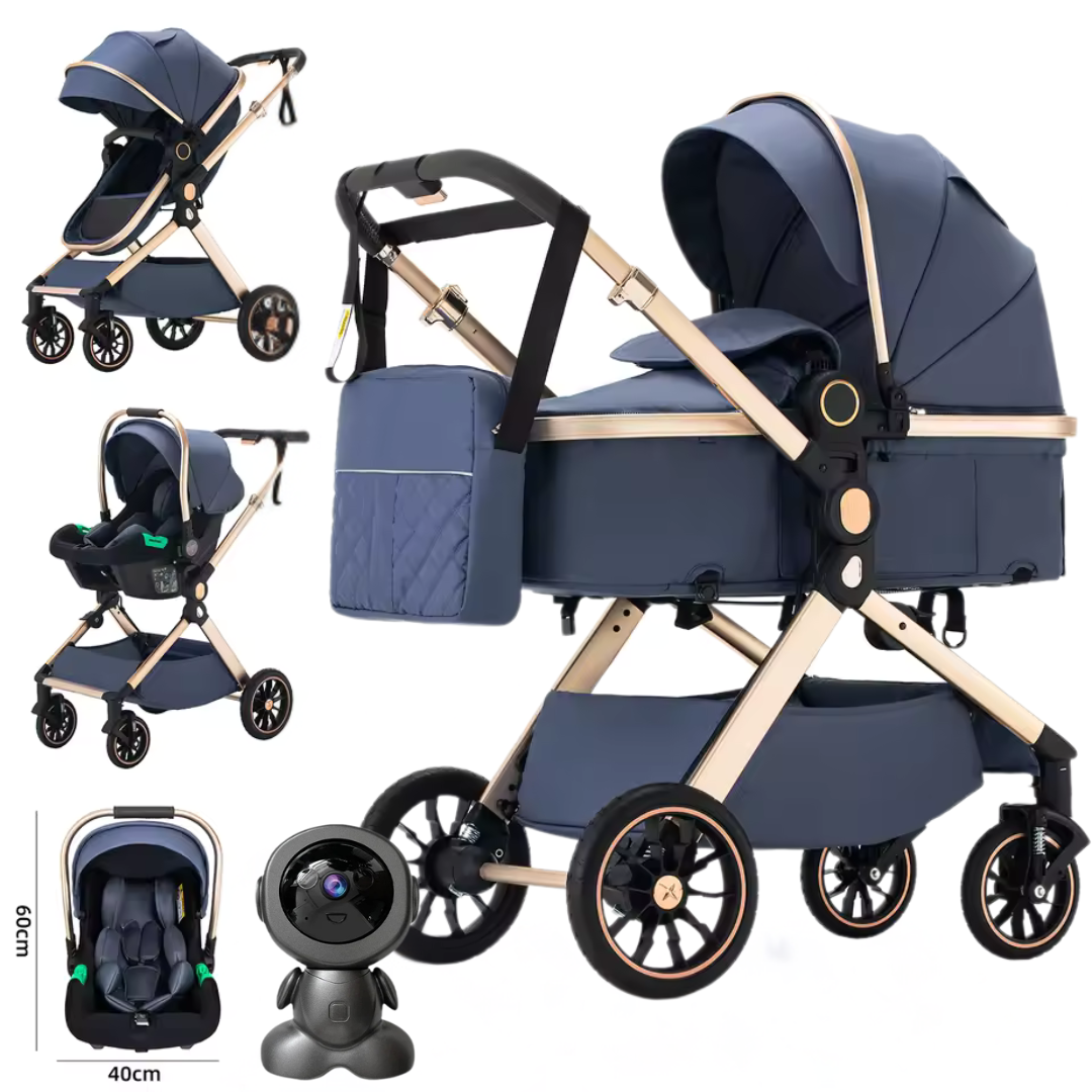Luna Max Luxury Travel System + FREE Baby Monitor