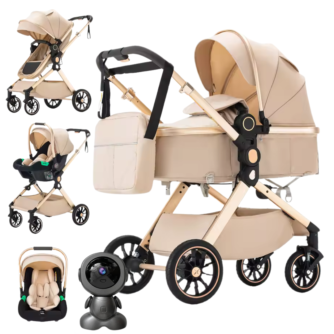 Luna Max Luxury Travel System + FREE Baby Monitor