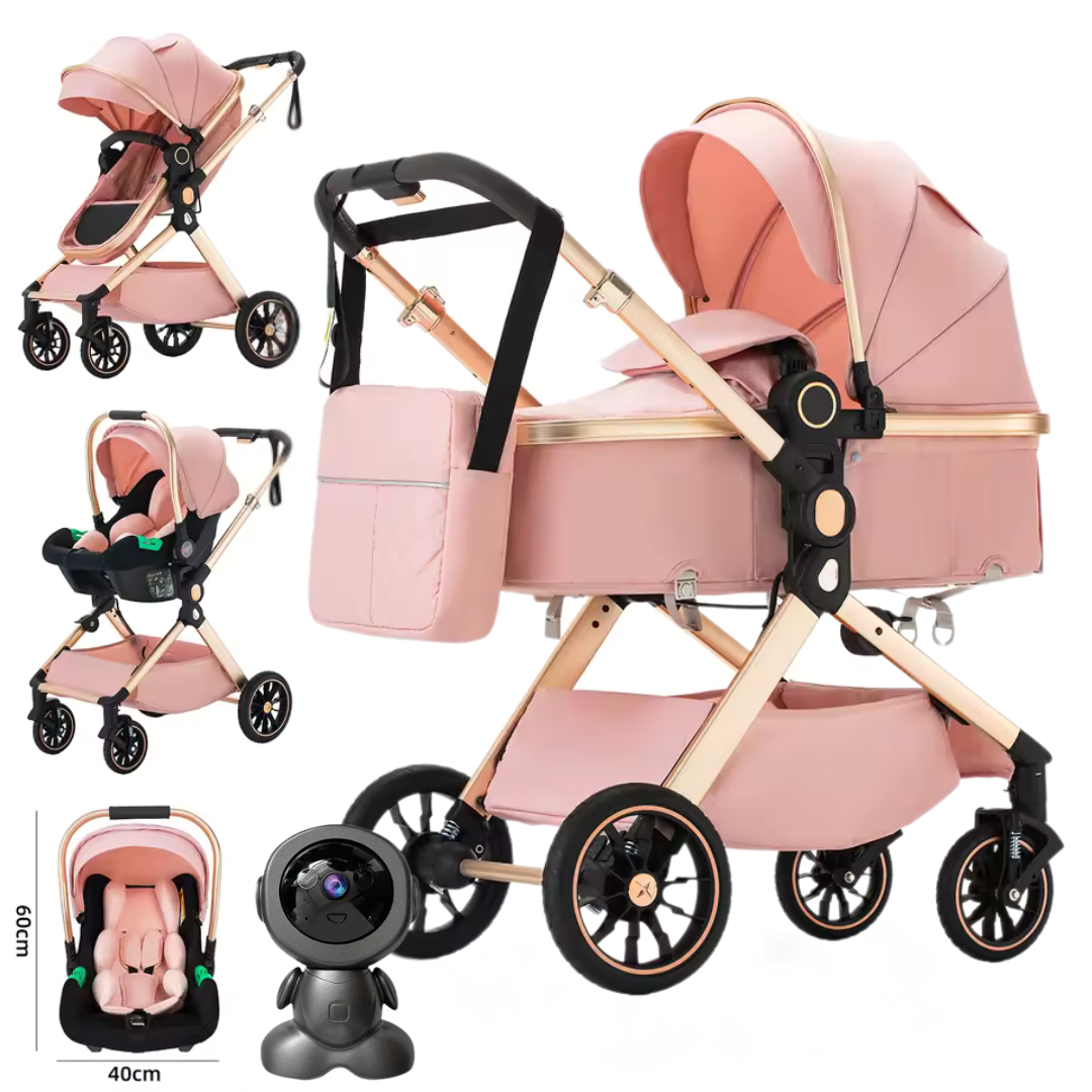 Luna Max Luxury Travel System + FREE Baby Monitor