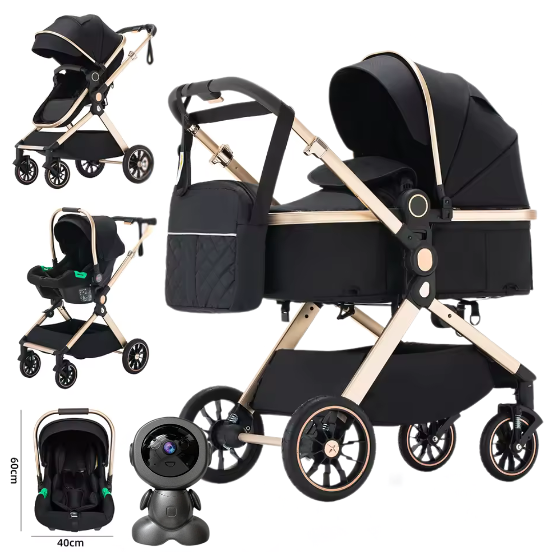 Luna Max Luxury Travel System + FREE Baby Monitor