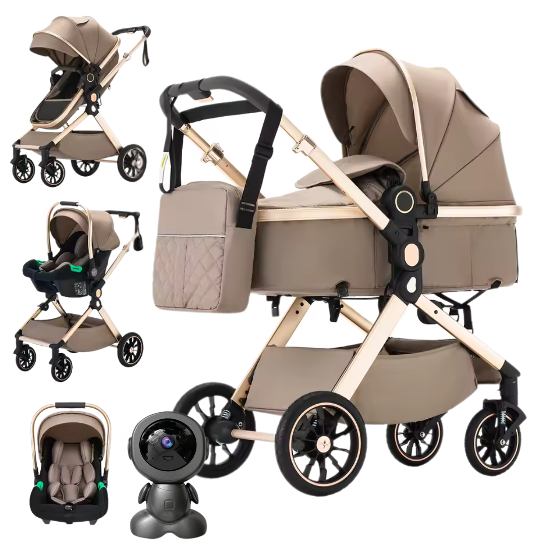 Luna Max Luxury Travel System + FREE Baby Monitor