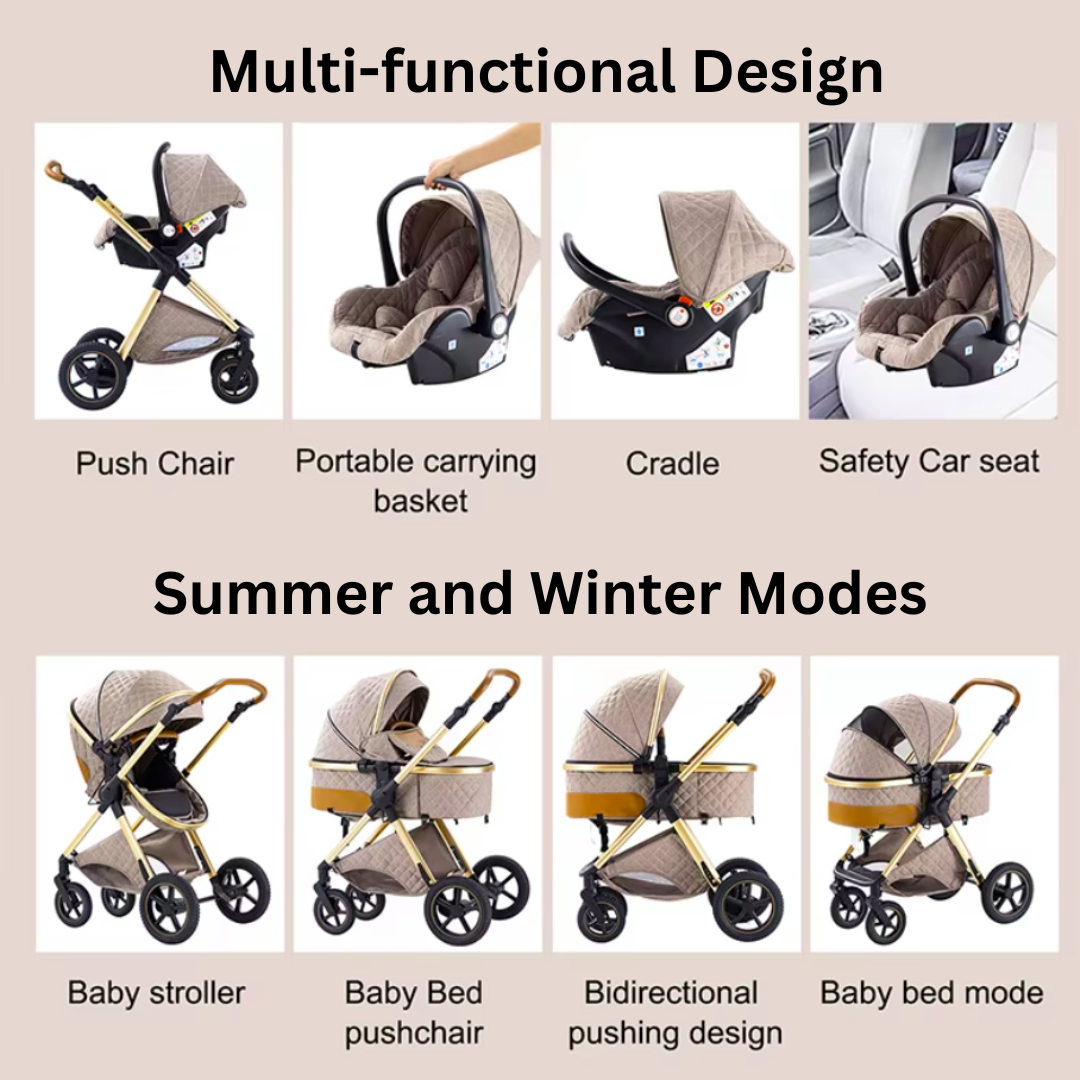 Luxurious 3 In 1 Pushchair Upgrade and Baby Monitor Bundle