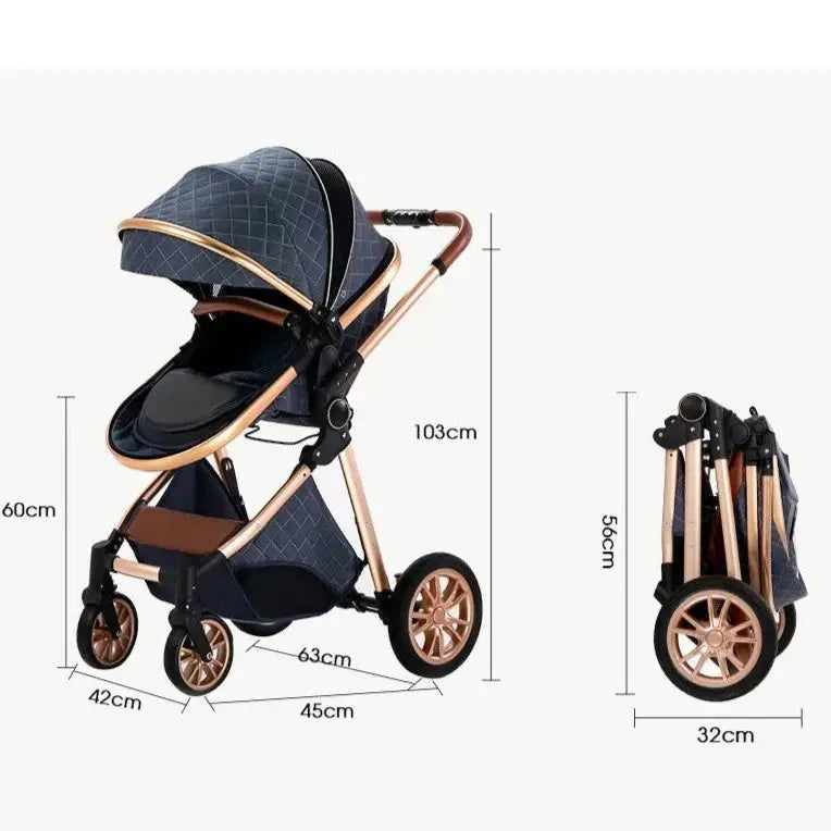 Luxurious 3 in 1 Pushchair Set and Baby Monitor Bundle