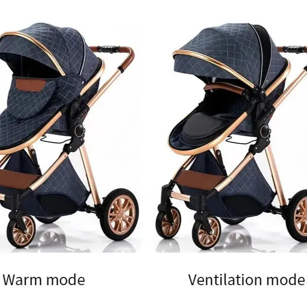 Luxurious 3 in 1 Pushchair Set and Baby Monitor Bundle