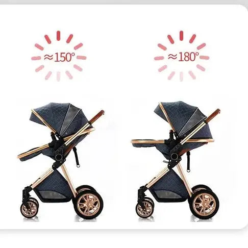 Luxurious 3 in 1 Pushchair Set and Baby Monitor Bundle