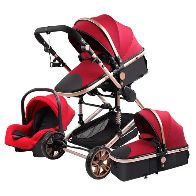 Multi Functional All Terrain 3 in 1 Pushchair Set Baby About