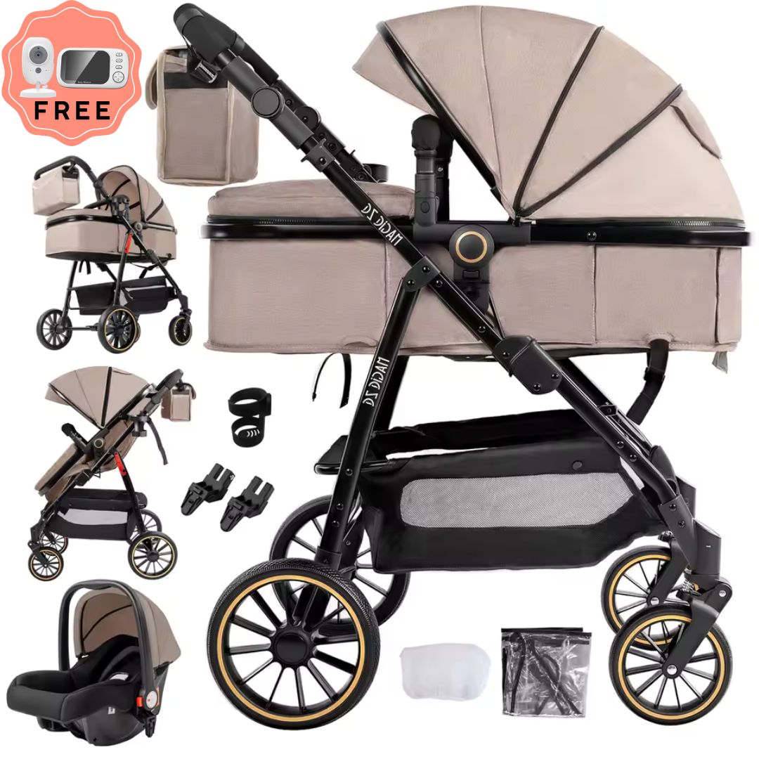 Magic ZC V8 Travel System and Free Baby Monitor Bundle
