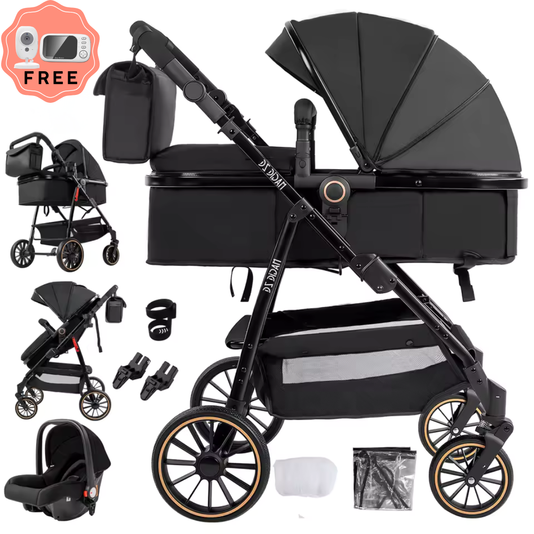 Magic ZC V8 Travel System and Free Baby Monitor Bundle