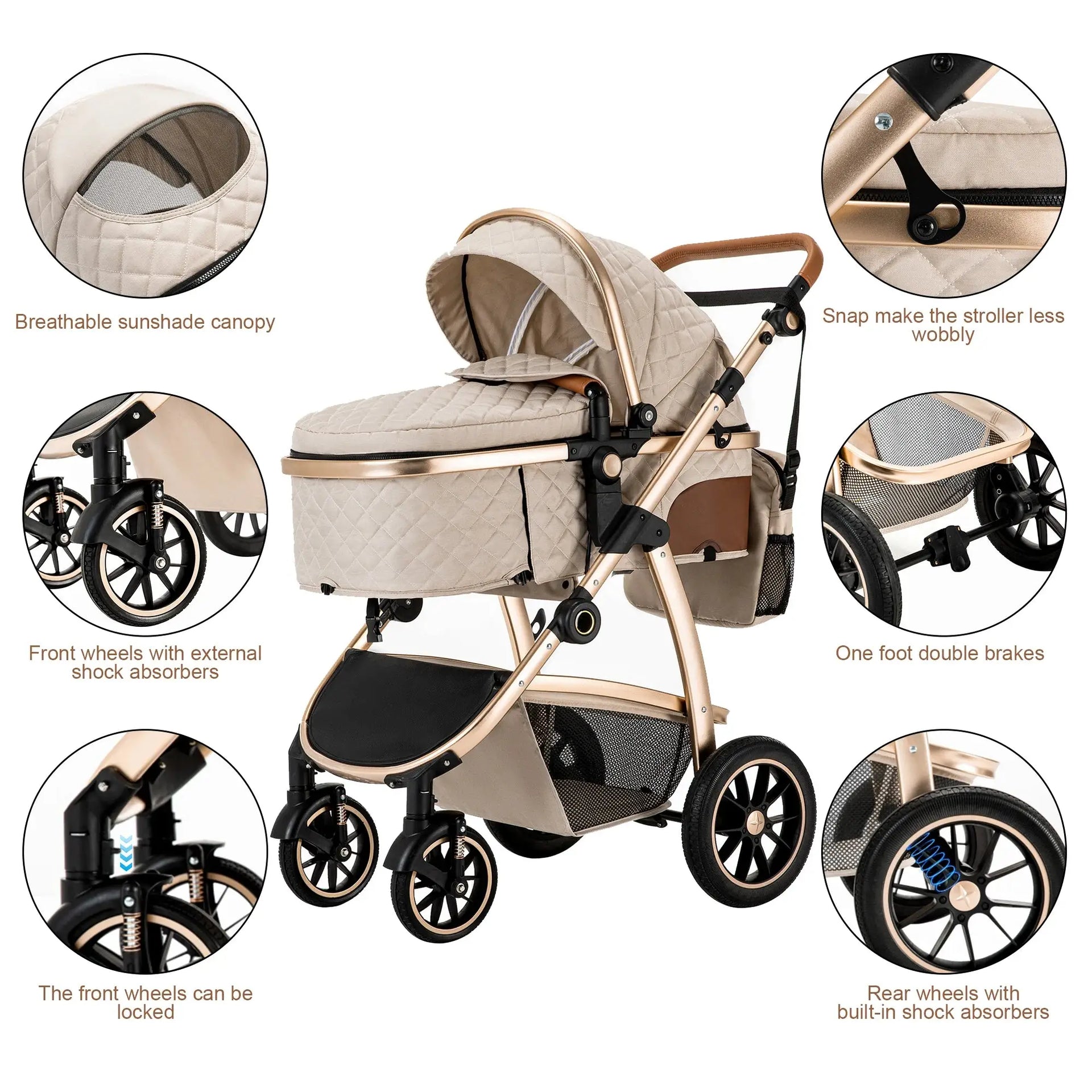 an image of a baby stroller with wheels