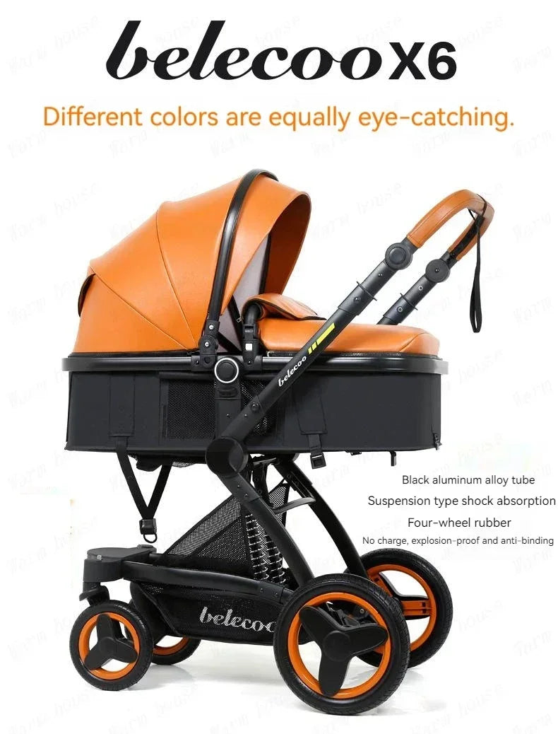 Belecoo Glide 3-in-1 Multifunctional Pram Bundle