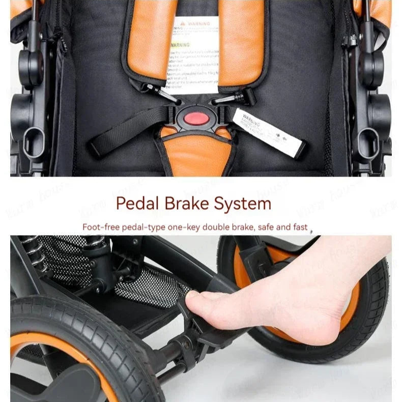Belecoo Glide 3-in-1 Multifunctional Pram Bundle