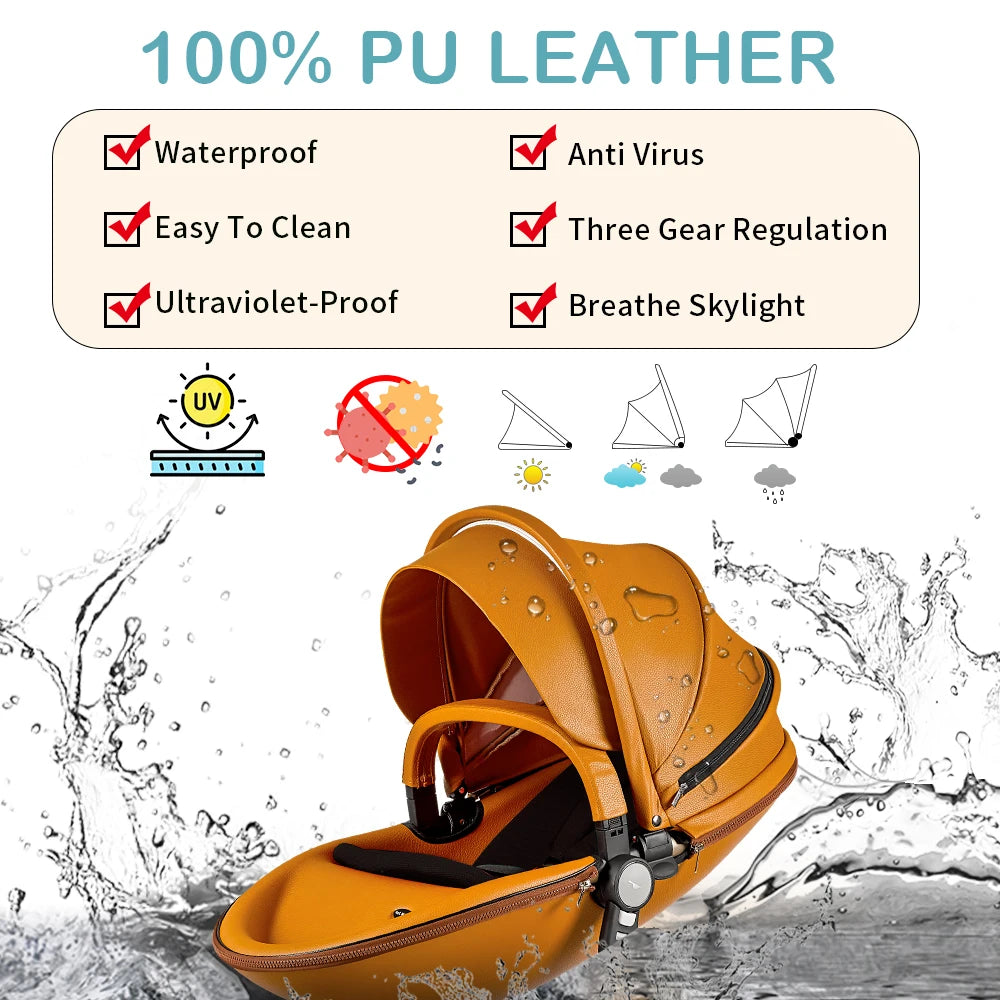 Hot Mom High Landscape 360° Rotation Pushchair Set
