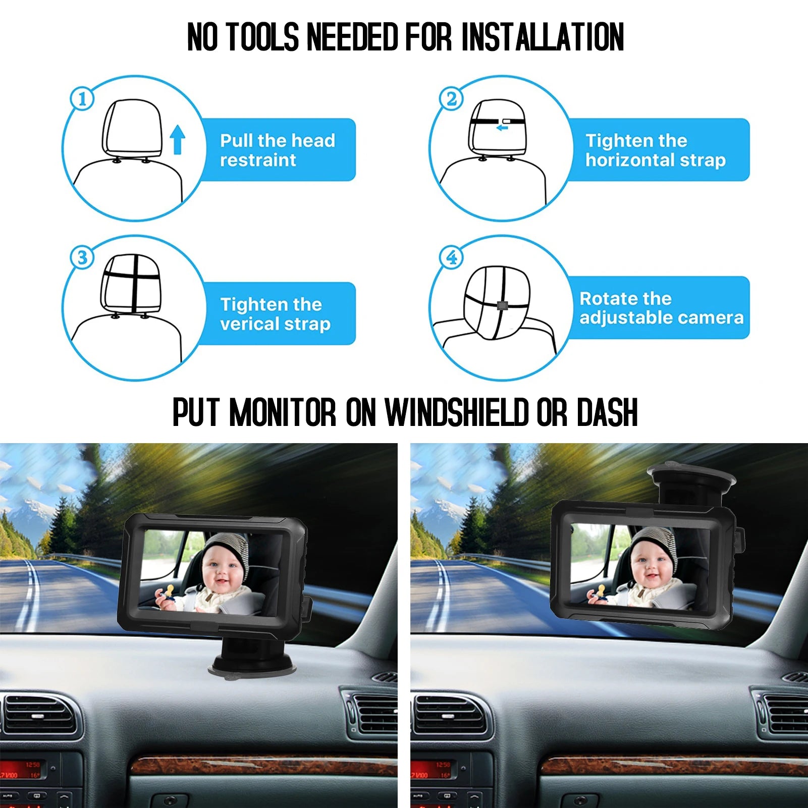 Car Link HD Wireless Baby Monitor System