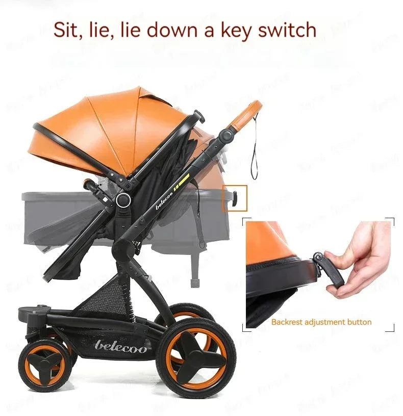 Belecoo Glide 3-in-1 Multifunctional Pram Bundle