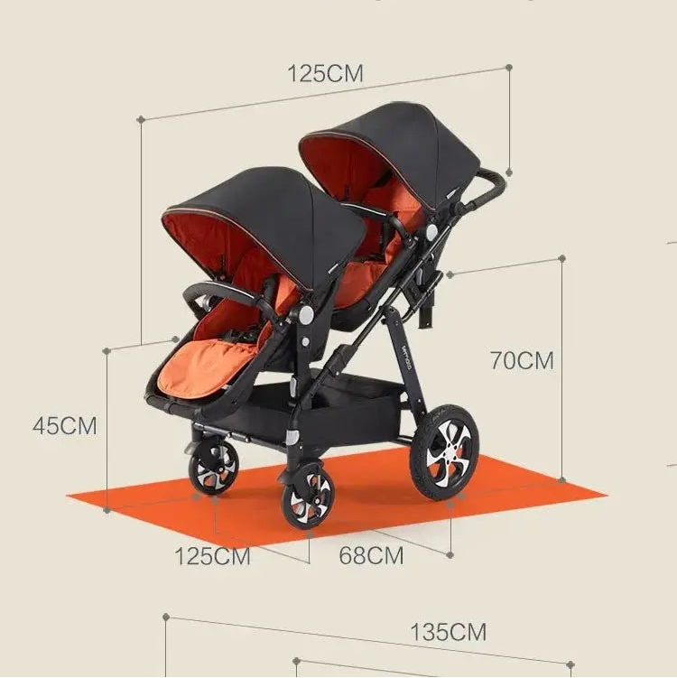 Double baby stroller shop