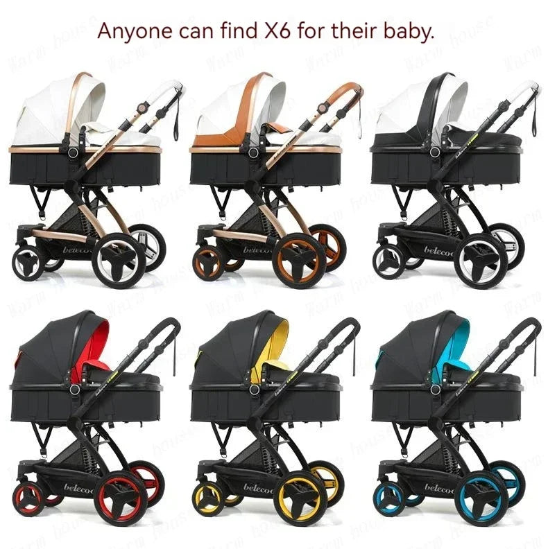 Belecoo Glide 3-in-1 Multifunctional Pram Bundle