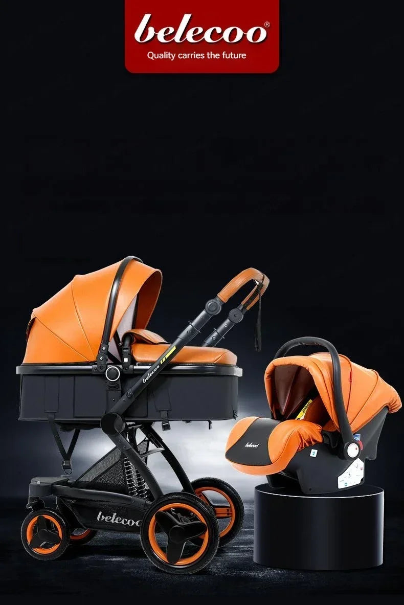 Belecoo Glide 3-in-1 Multifunctional Pram Bundle