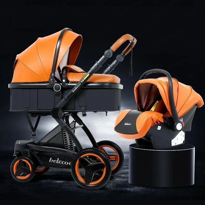 Belecoo Glide 3-in-1 Multifunctional Pram Bundle