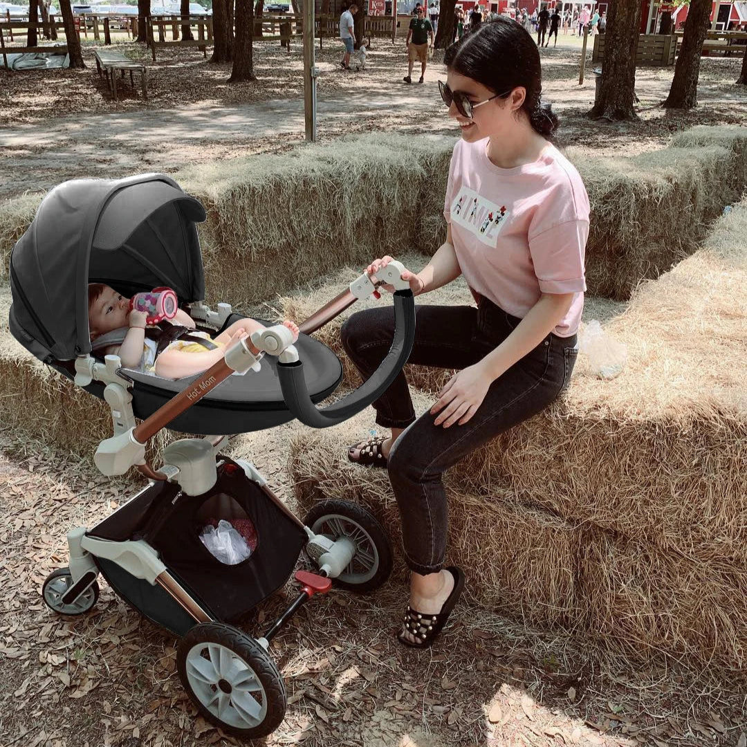 360° Rotating Hot Mom Pushchair