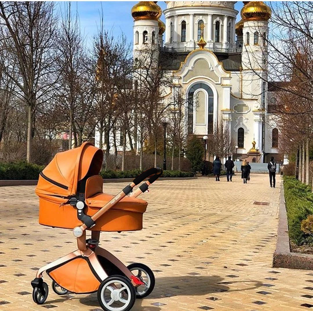 Hot Mom High Landscape 360° Rotation Pushchair Set