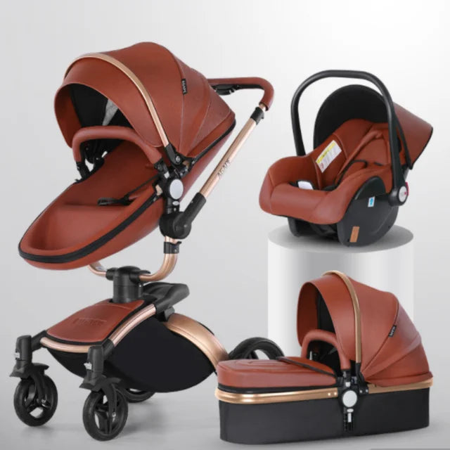 an image of a baby stroller and car seat