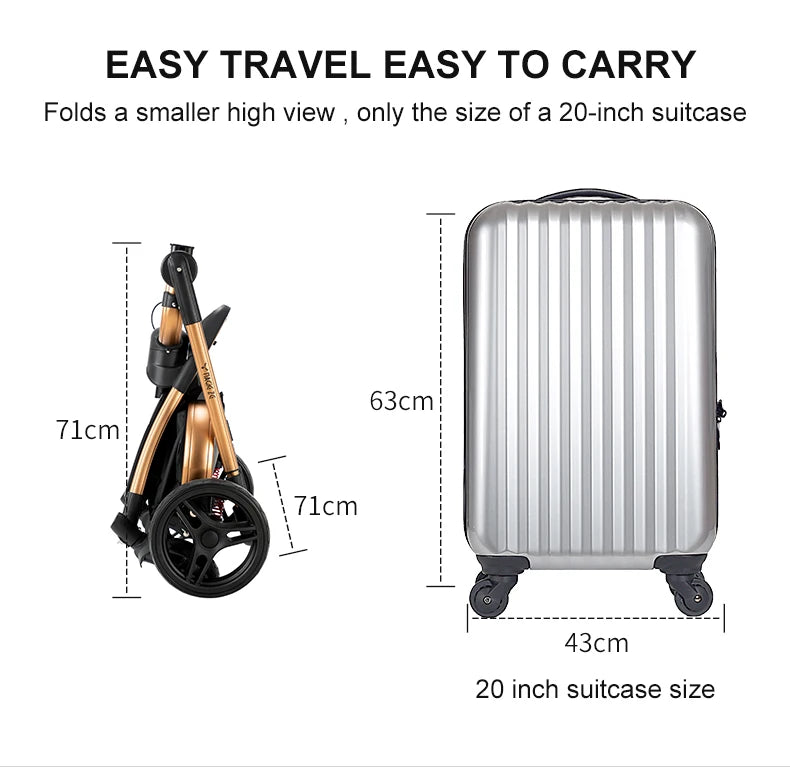 Suitcase pram on sale