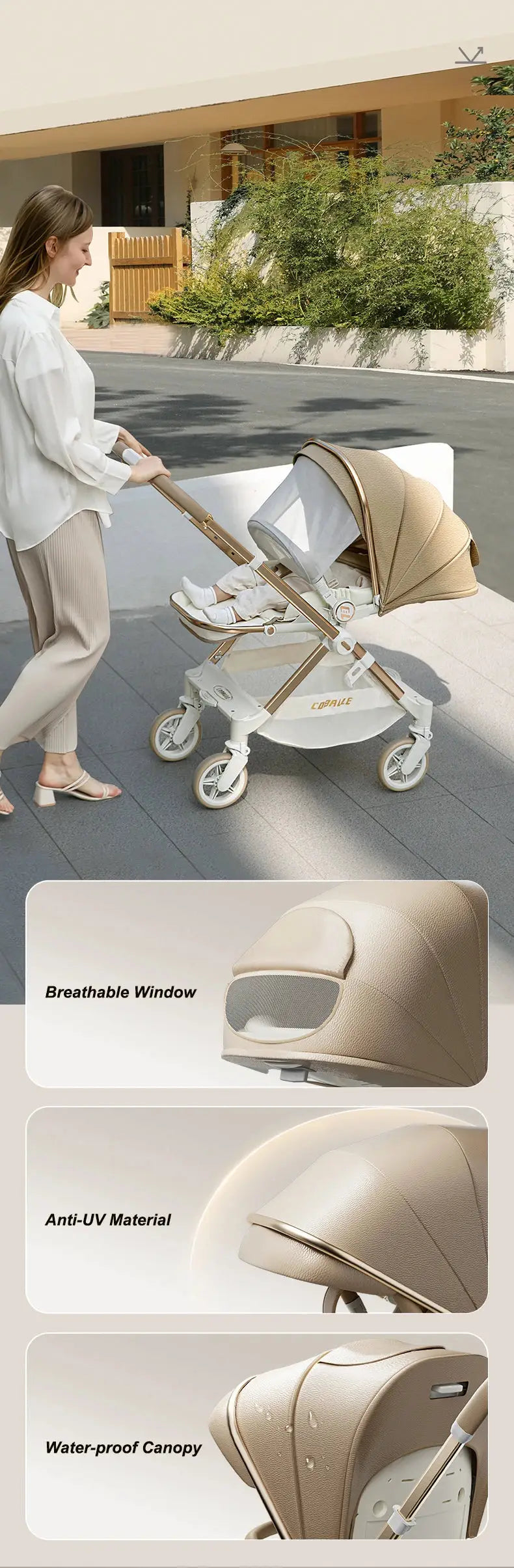 Coballe Prestige Multi-Functional Pram Bundle