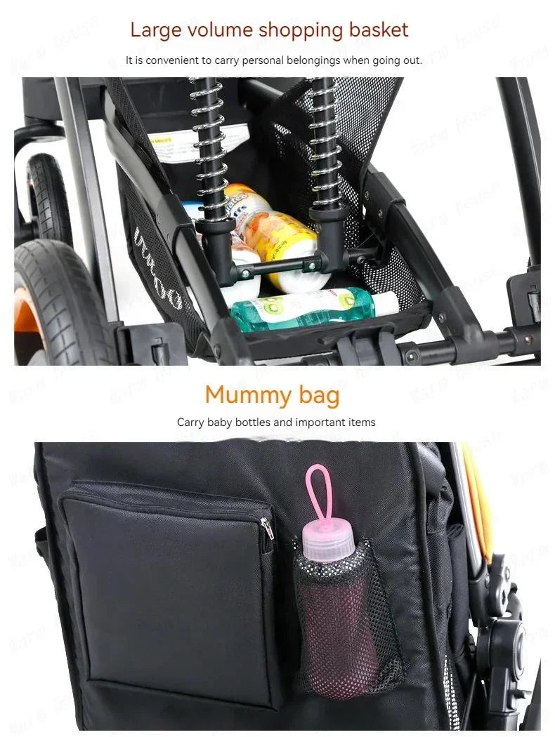 Belecoo Glide 3-in-1 Multifunctional Pram Bundle