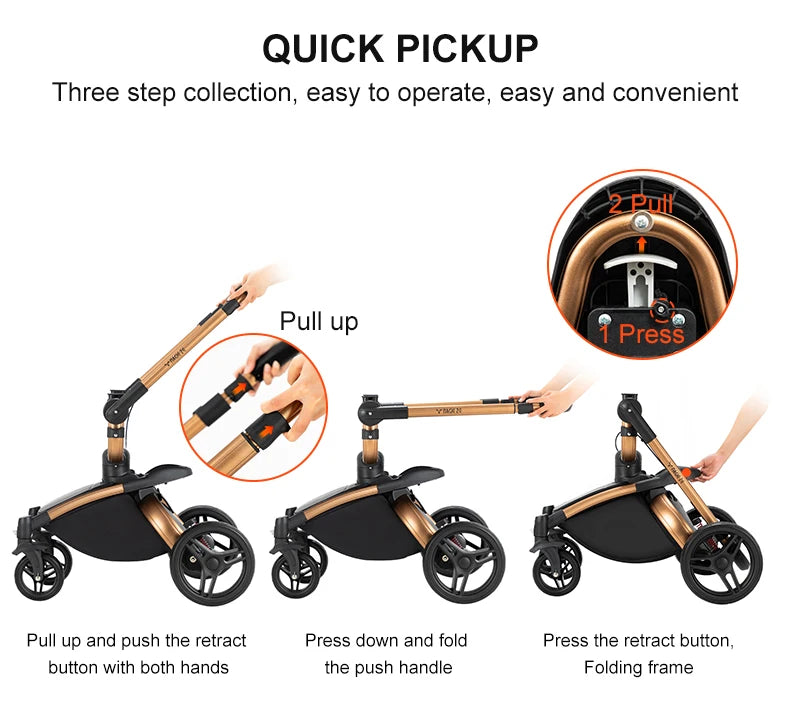 three wheels baby stroller with wheels and wheels